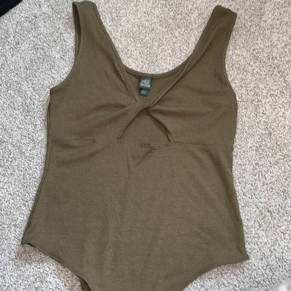 Green body suit